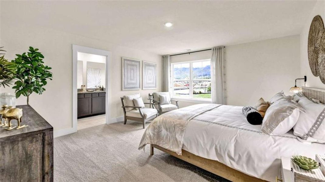 Furnished interior view inside a new home in Sherwood Manor, College Park (Image 11).