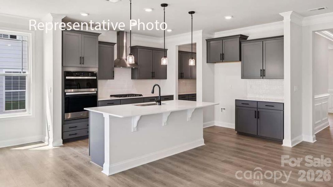 Furnished interior view inside a new home in Sanctuary at Southgate, Indian Trail (Image 11).