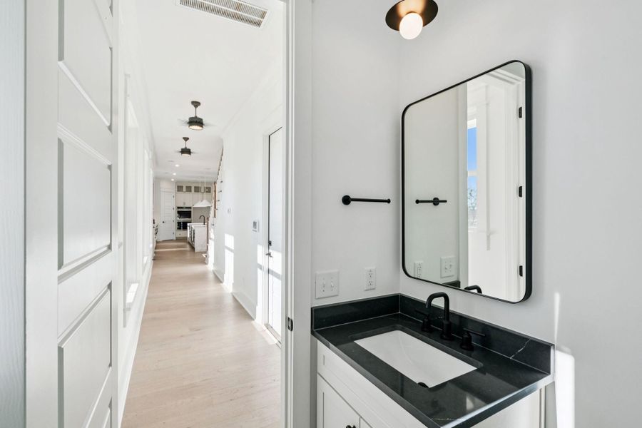 Furnished interior view inside a new home in Overlook at Copahee Sound, Awendaw (Image 14).