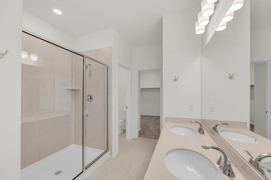 Furnished interior view inside a new home in Sonterra - Cool Water, Jarrell (Image 12).