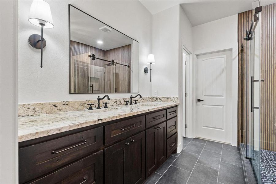 Furnished interior view inside a new home in , Bonham (Image 6).