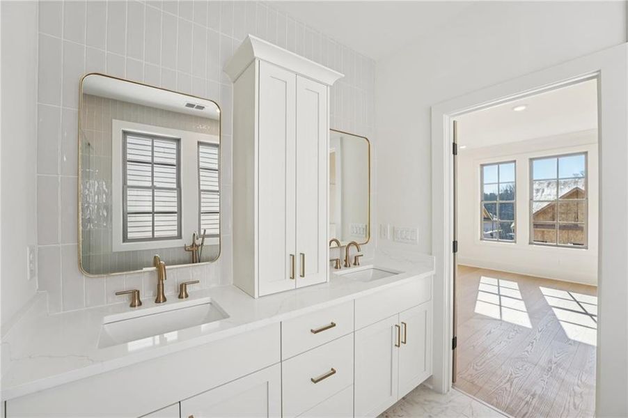 Furnished interior view inside a new home in Park Walke, Alpharetta (Image 9).
