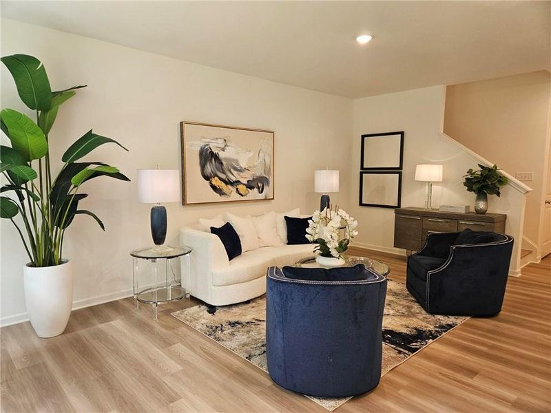 Furnished interior view inside a new home in , Conyers (Image 5).