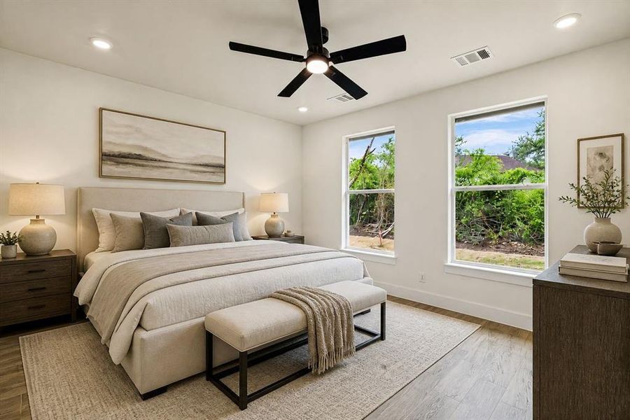 Furnished interior view inside a new home in , Granbury (Image 8).
