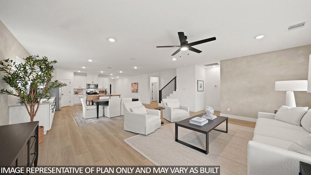 Furnished interior view inside a new home in Sunterra Lakes, Brookshire (Image 12).