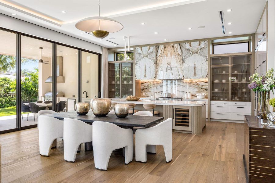 Furnished interior view inside a new home in , Boca Raton (Image 35).