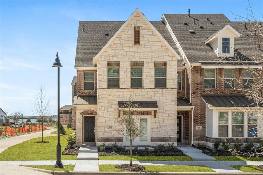 Beazer Homes Bayside Townhomes Baltic floorplan Beazer Homes Bayside Townhomes Baltic floorplan