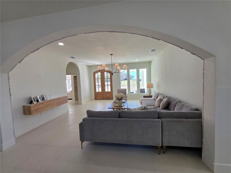 Furnished interior view inside a new home in , Polk City (Image 4).