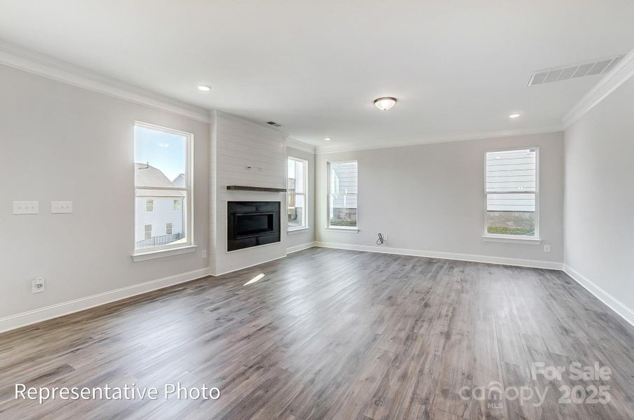 Spacious, unfurnished interior of a new home in Ashton Park, Monroe (Image 12).