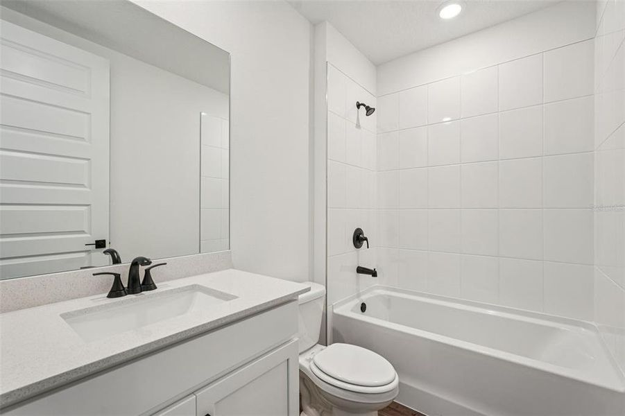 Furnished interior view inside a new home in Oakfield Trails - Signature Series, Parrish (Image 5).