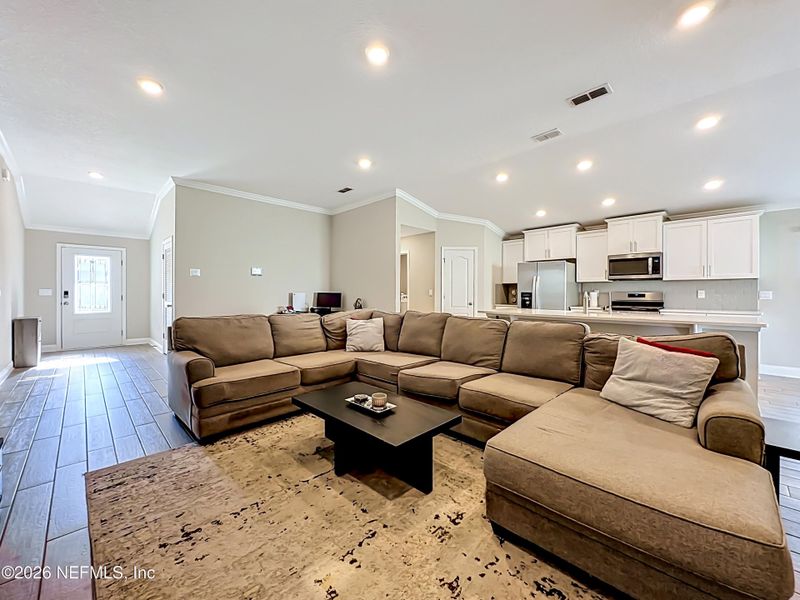 Furnished interior view inside a new home in Dorado at Entrada, St. Augustine (Image 33).