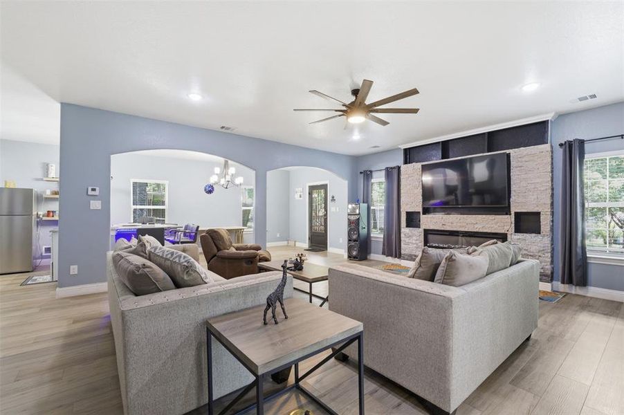Furnished interior view inside a new home in , Mabank (Image 14).