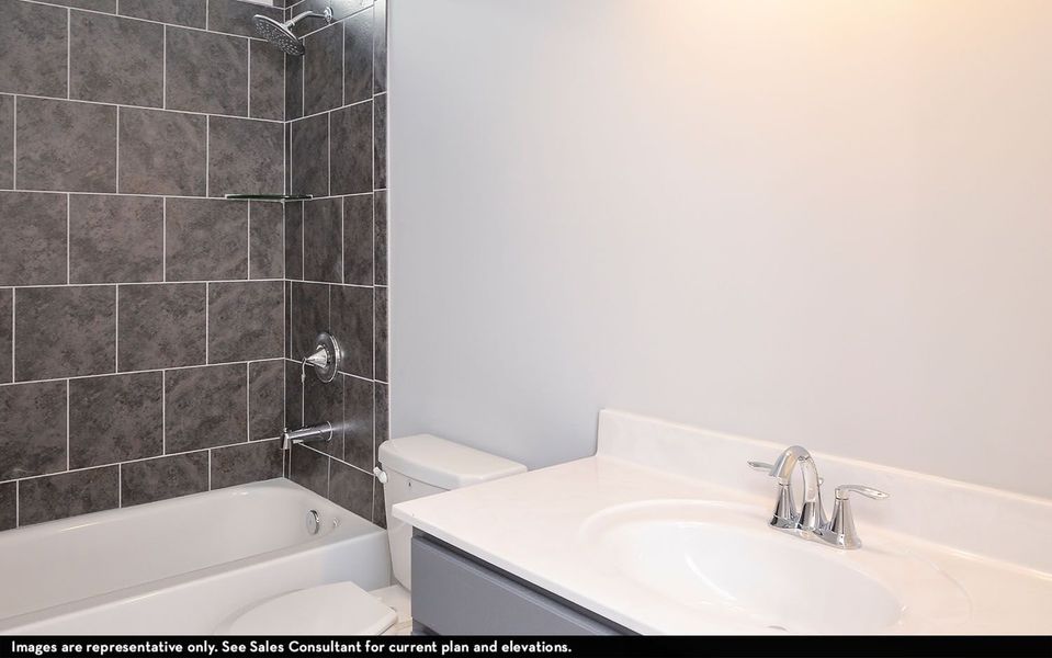 Furnished interior view inside a new home in McCain's Station, Gallatin (Image 11).