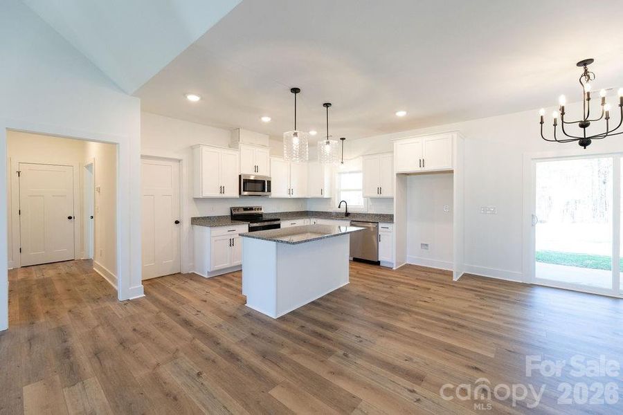 Furnished interior view inside a new home in , Clover (Image 8).