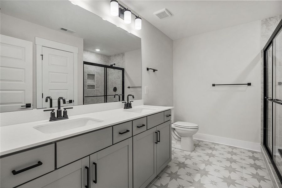 image is of a different house, same floor plan.  I