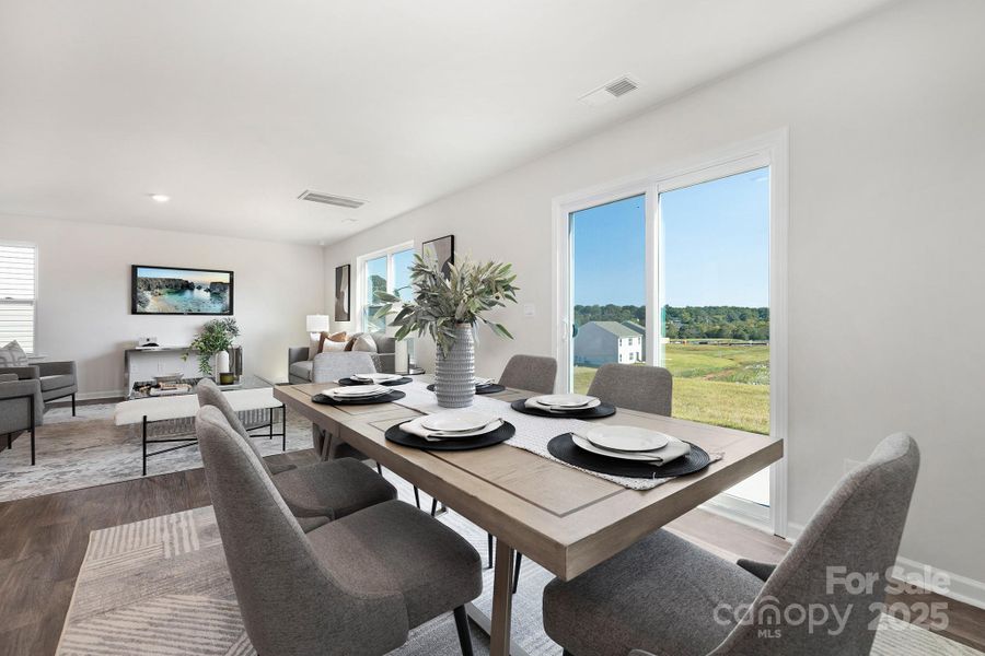 Furnished interior view inside a new home in Huffman Ridge, Hickory (Image 4).