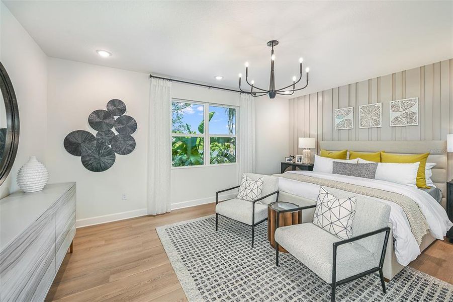 Furnished interior view inside a new home in , Kissimmee (Image 18).