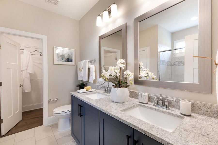 Representative furnished interior of a home built from the Carver by Caviness & Cates Communities in Maggie Way, Wendell (Image 115).
