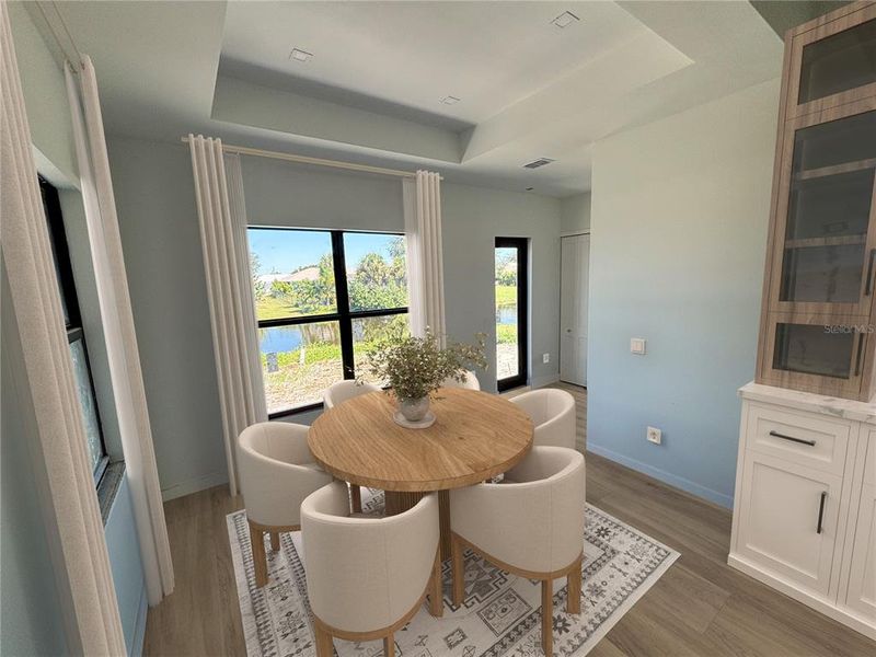 Furnished interior view inside a new home in , Rotonda West (Image 11).