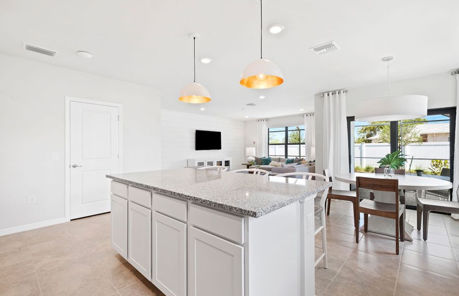 Furnished interior view inside a new home in Whispering Lakes, Lehigh Acres (Image 28).