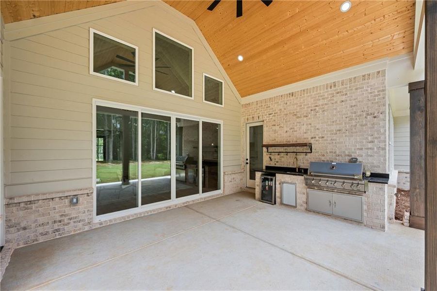 Exterior details and patio area of a home in , Loganville (Image 4). Exterior details and patio area of a home in , Loganville (Image 4).