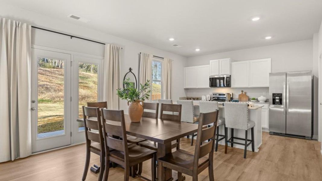 Furnished interior view inside a new home in Oconee Overlook, Gainesville (Image 29). Furnished interior view inside a new home in Oconee Overlook, Gainesville (Image 29).