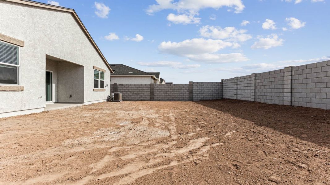 Representative exterior photo of a completed home built from the Denton by D.R. Horton in Carlton Commons, Casa Grande, AZ (Image 16). Representative exterior photo of a completed home built from the Denton by D.R. Horton in Carlton Commons, Casa Grande, AZ (Image 16).