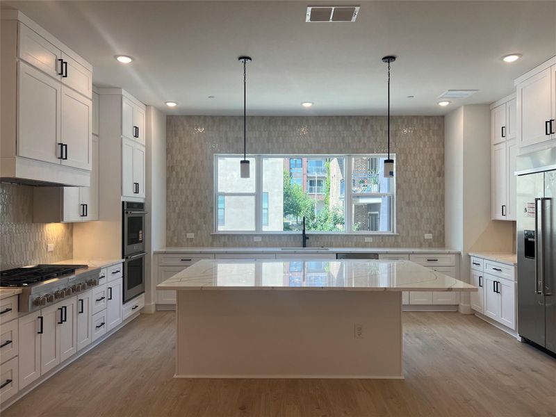 Furnished interior view inside a new home in The Grove, Austin (Image 11).