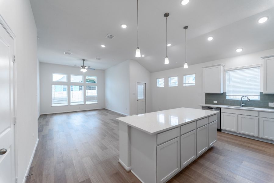 Furnished interior view inside a new home in Sunfield, Buda (Image 7).
