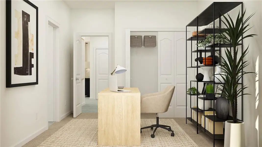 Furnished interior view inside a new home in Trailhead Landing: Trailhead Landing 50s, Alachua (Image 4).