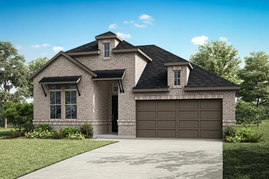 Representative exterior photo of a completed home built from the Mila by Tri Pointe Homes in Bridgewater, Midlothian, TX (Image 20). Representative exterior photo of a completed home built from the Mila by Tri Pointe Homes in Bridgewater, Midlothian, TX (Image 20).
