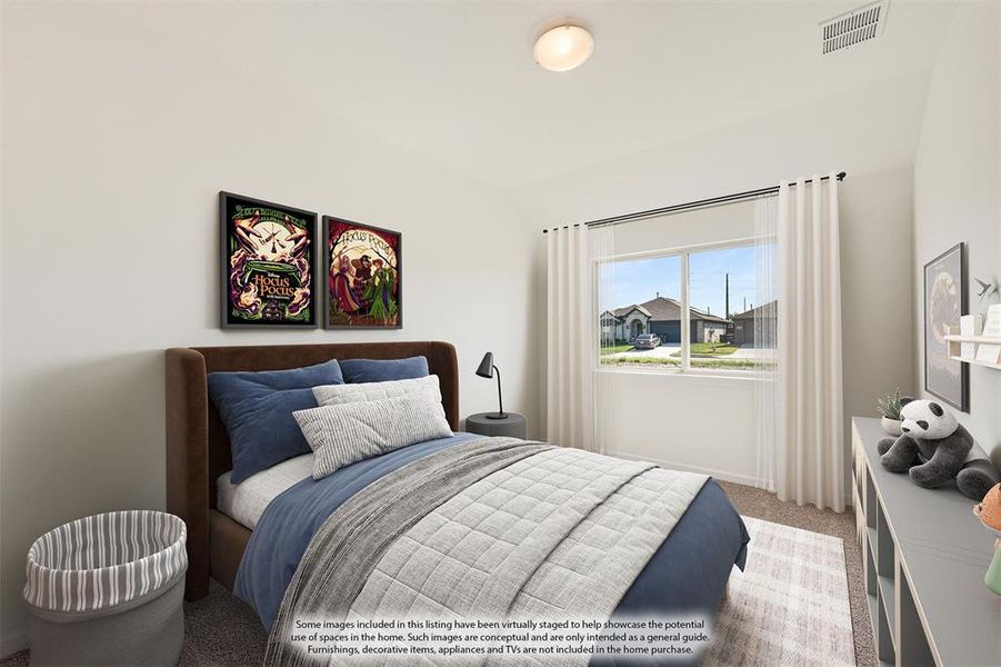 Furnished interior view inside a new home in Bear Creek Elements, Lavon (Image 13).