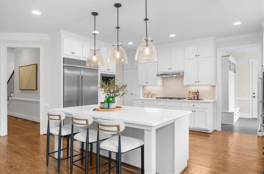 Furnished interior view inside a new home in , Canton (Image 50).