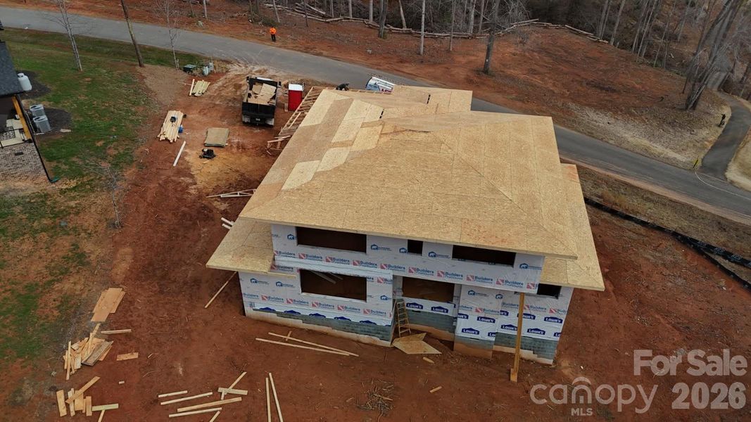 In-progress construction of a new home in , Statesville, NC (Image 12).