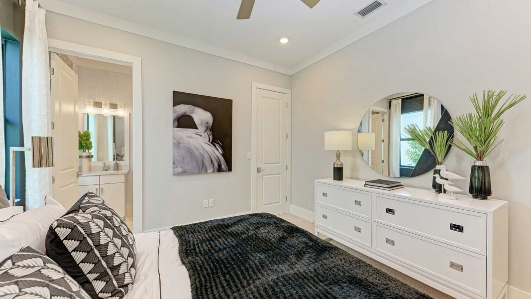 Secondary Bedroom - Model shown is without Bonus Room