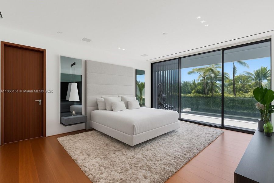 Furnished interior view inside a new home in , Miami (Image 37). Furnished interior view inside a new home in , Miami (Image 37).