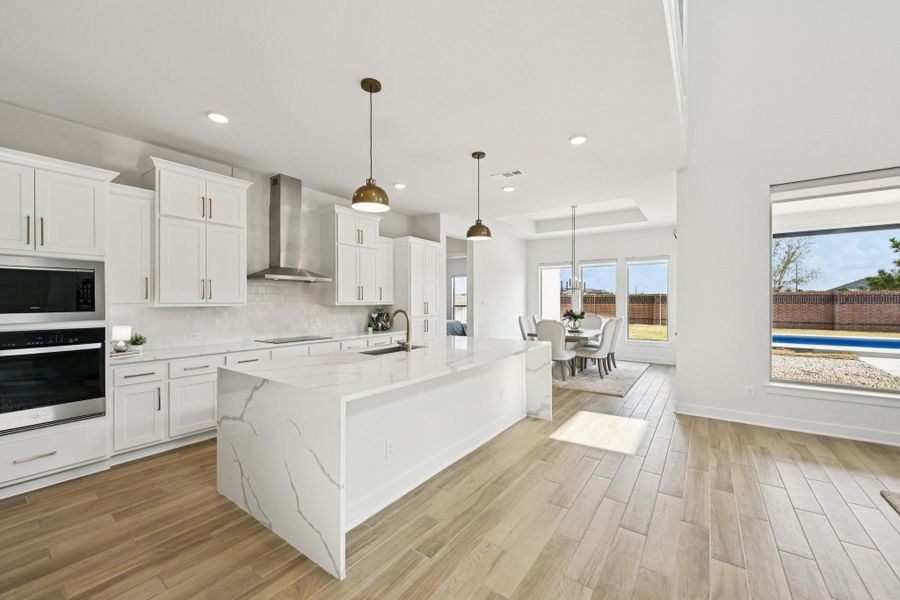 Furnished interior view inside a new home in Elyson, Katy (Image 14).