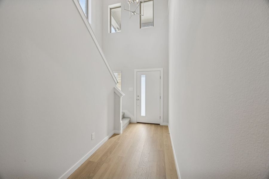 Entryway in the Oak II home plan by Trophy Signature Homes – REPRESENTATIVE PHOTO