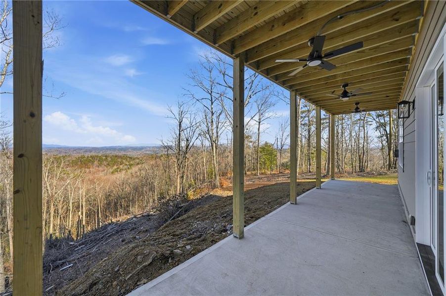Exterior details and patio area of a home in , Ranger (Image 29).