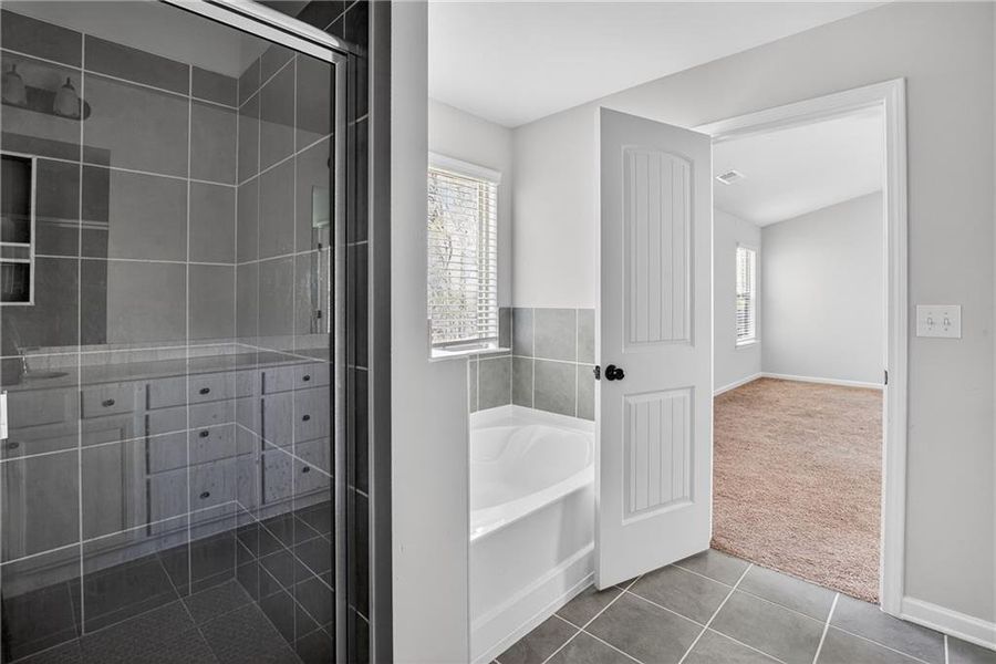 Furnished interior view inside a new home in , Atlanta (Image 18).