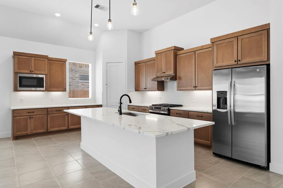 Furnished interior view inside a new home in The Trails, New Caney (Image 13).