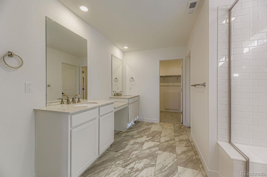 Furnished interior view inside a new home in Newlin Crossing: The Monarch Collection, Parker (Image 9). Furnished interior view inside a new home in Newlin Crossing: The Monarch Collection, Parker (Image 9).