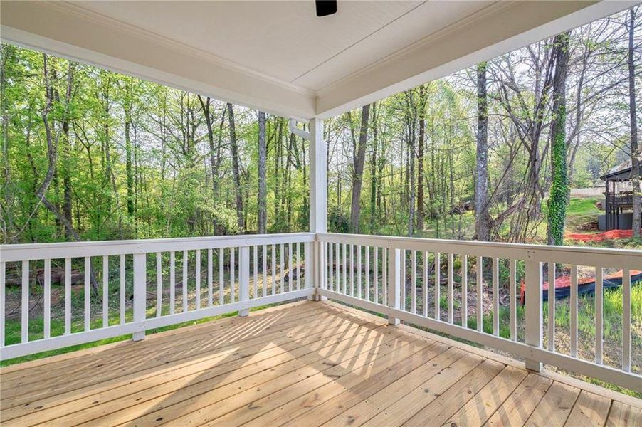 Exterior details and patio area of a home in , Atlanta (Image 21).