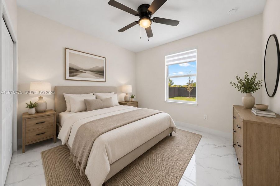 Furnished interior view inside a new home in , Cape Coral (Image 11).
