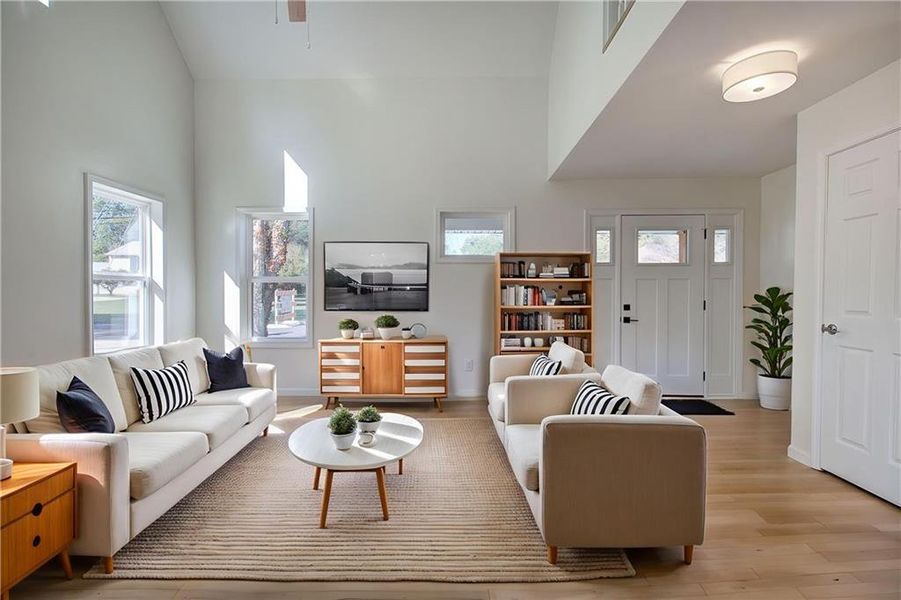 Furnished interior view inside a new home in , Adairsville (Image 11).