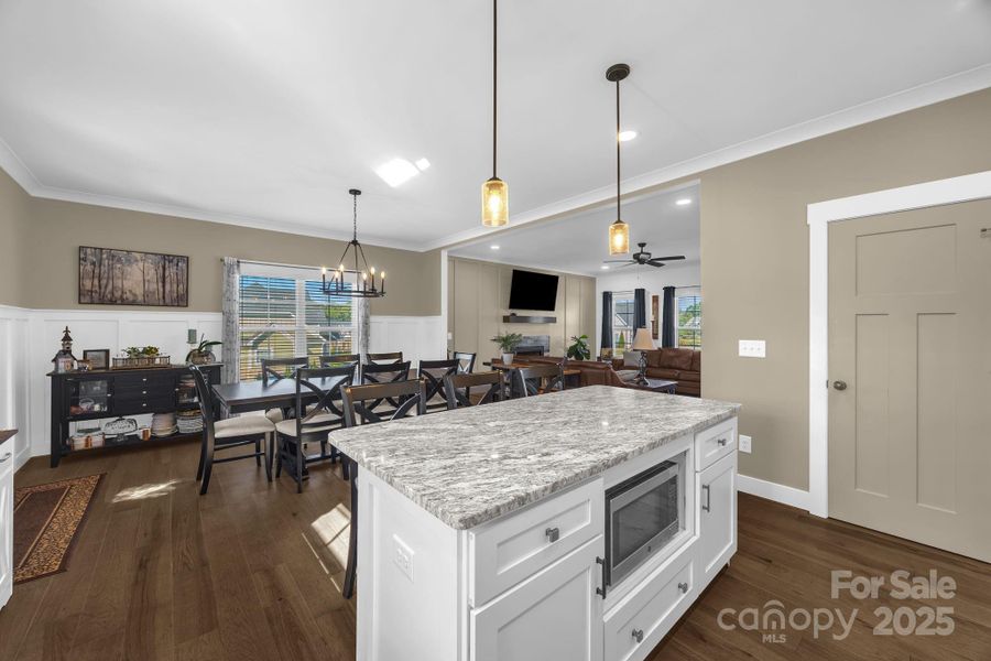 Furnished interior view inside a new home in , Mocksville (Image 6).
