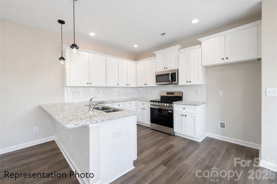 Furnished interior view inside a new home in , Shelby (Image 7).