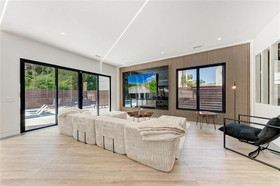 Furnished interior view inside a new home in , Sarasota (Image 50).
