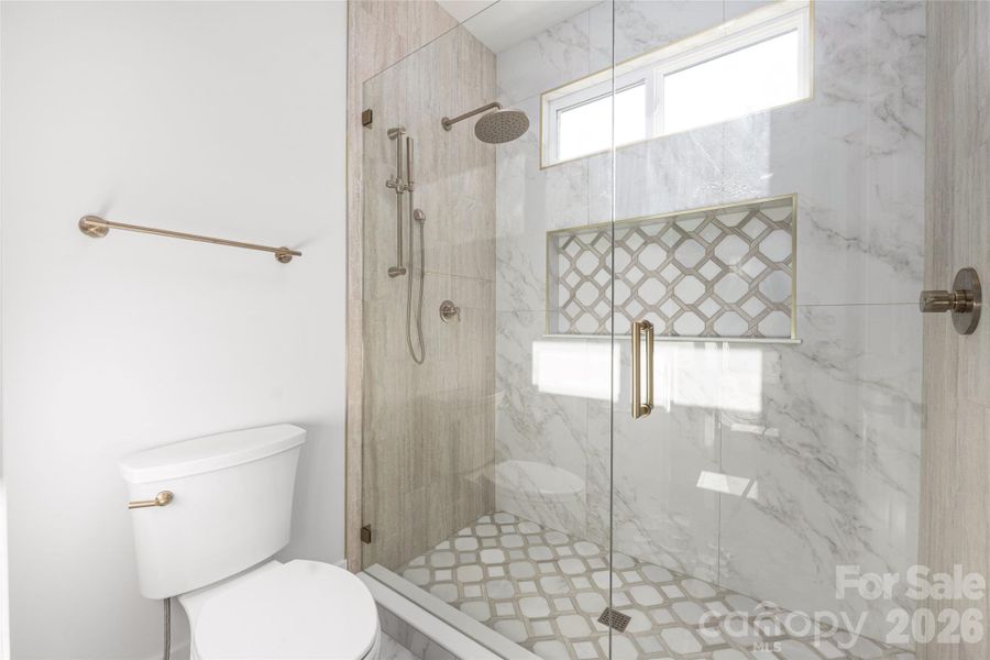Jack and Jill guest bathroom.