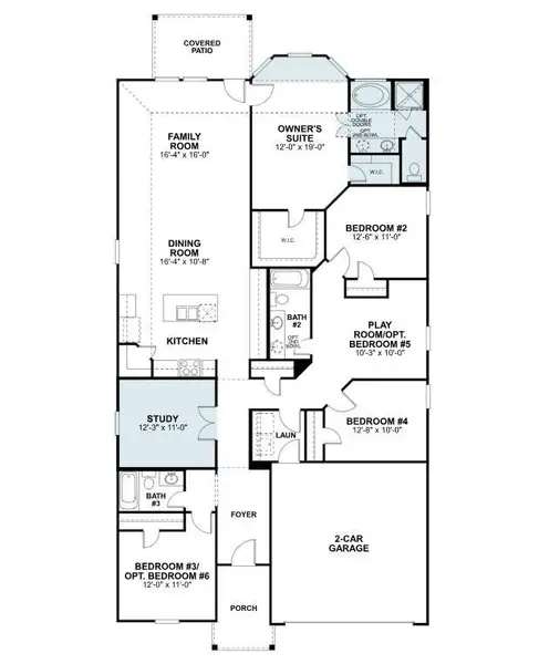 2D floor plan layout of this home in Sorella, Tomball, TX (Image 4). 2D floor plan layout of this home in Sorella, Tomball, TX (Image 4).
